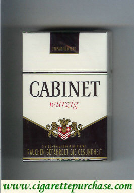 Cabinet Wurzig cigarettes